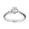 Bague 52 Bague solitaire - Diamant 0,50 ct en or blanc 18 ct 58 Facettes 19941