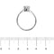 Bague 52 Bague solitaire - Diamant 0,50 ct en or blanc 18 ct 58 Facettes 19941