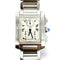 Cartier Tank Française - Montre Chronoflex en acier 58 Facettes wobnrl3kji