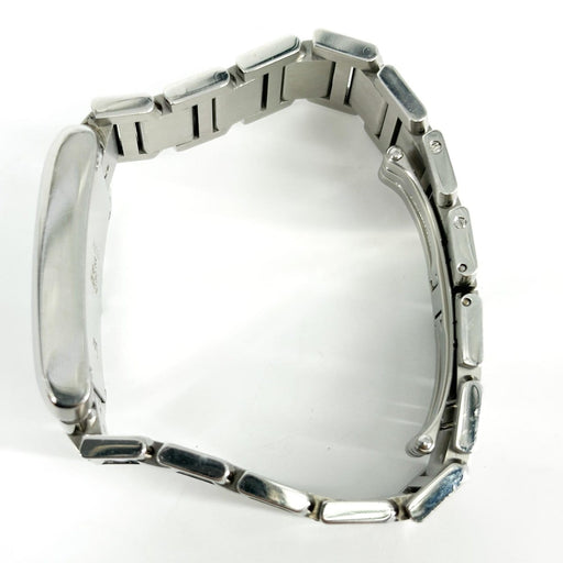 Cartier Tank Française - Montre Chronoflex en acier 58 Facettes wobnrl3kji