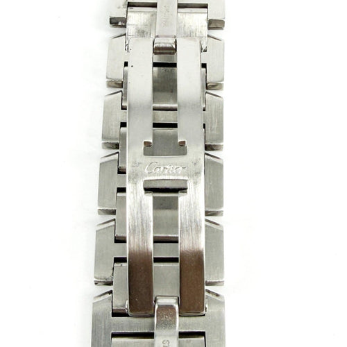Cartier Tank Française - Montre Chronoflex en acier 58 Facettes wobnrl3kji