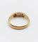 57 Bague jonc antique en or 18k et platine, diamants 58 Facettes A07684