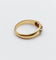 57 Bague jonc antique en or 18k et platine, diamants 58 Facettes A07684