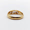 57 Bague jonc antique en or 18k et platine, diamants 58 Facettes A07684