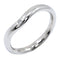 45 Tiffany & Co. Elsa Peretti - Alliance courbe en platine et diamants 58 Facettes x66qw7prb9