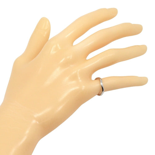 45 Tiffany & Co. Elsa Peretti - Alliance courbe en platine et diamants 58 Facettes x66qw7prb9