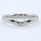 45 Tiffany & Co. Elsa Peretti - Alliance courbe en platine et diamants 58 Facettes x66qw7prb9
