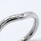 45 Tiffany & Co. Elsa Peretti - Alliance courbe en platine et diamants 58 Facettes x66qw7prb9