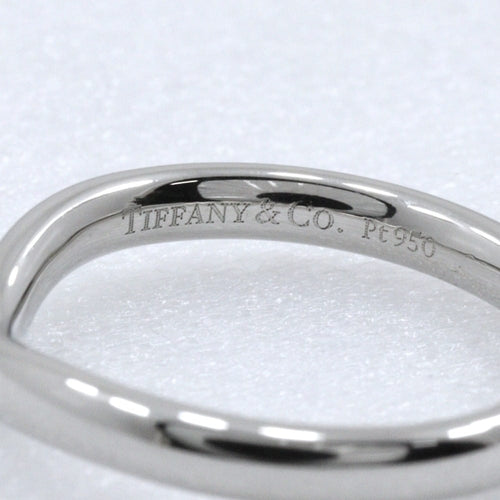 45 Tiffany & Co. Elsa Peretti - Alliance courbe en platine et diamants 58 Facettes x66qw7prb9