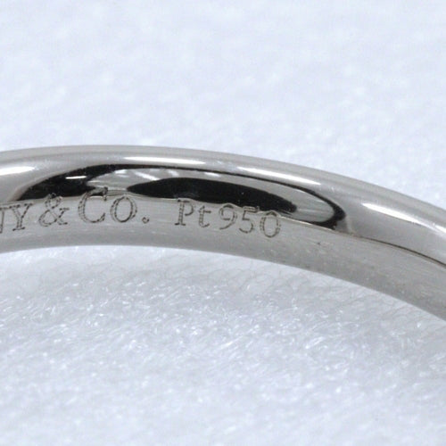 45 Tiffany & Co. Elsa Peretti - Alliance courbe en platine et diamants 58 Facettes x66qw7prb9