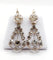 Dormeuses victoriennes - Boucles d'oreilles en or 18k, argent et diamants 58 Facettes A07687
