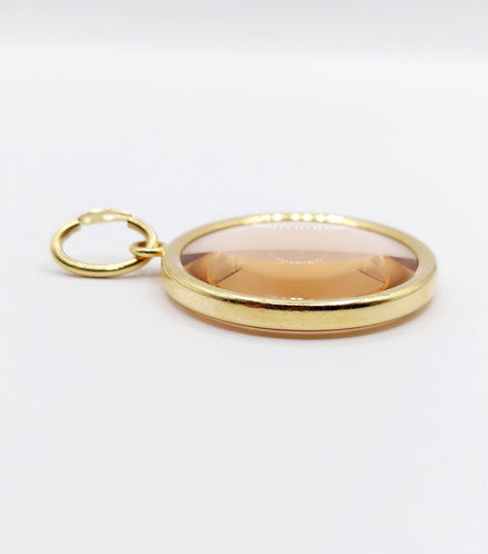 A. Augis - Pendentif loupe vintage en or 18 ct 58 Facettes A07693