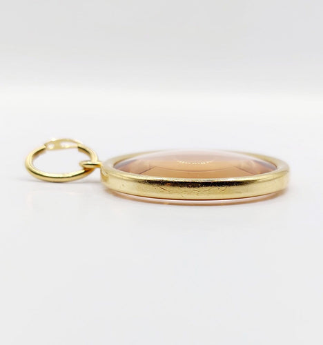 A. Augis - Pendentif loupe vintage en or 18 ct 58 Facettes A07693
