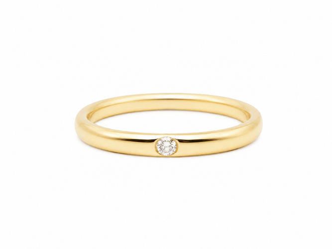 51 Pomellato Lucciole - Bague en or jaune et diamant 58 Facettes 33824