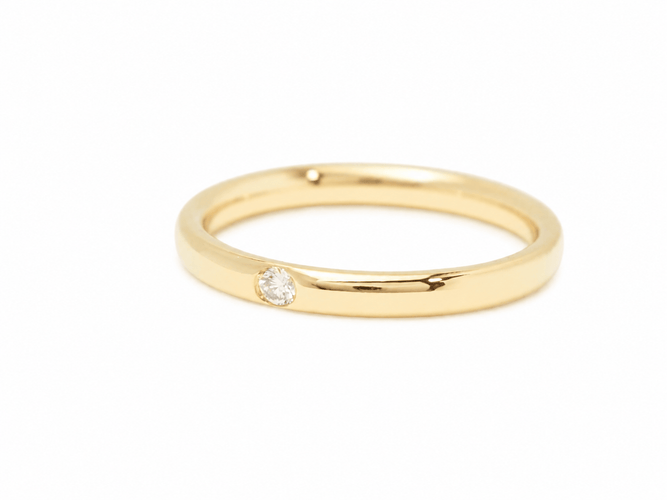 51 Pomellato Lucciole - Bague en or jaune et diamant 58 Facettes 33824