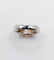 Bague 51 Bague jonc dôme vintage en or blanc 18k et diamant coussin 58 Facettes A07725