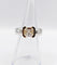Bague 51 Bague jonc dôme vintage en or blanc 18k et diamant coussin 58 Facettes A07725