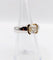 Bague 51 Bague jonc dôme vintage en or blanc 18k et diamant coussin 58 Facettes A07725