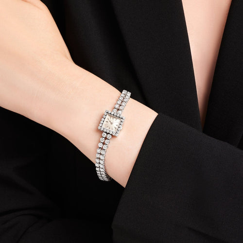 Montre Jaeger-LeCoultre - Montre en or blanc et diamants 58 Facettes 318