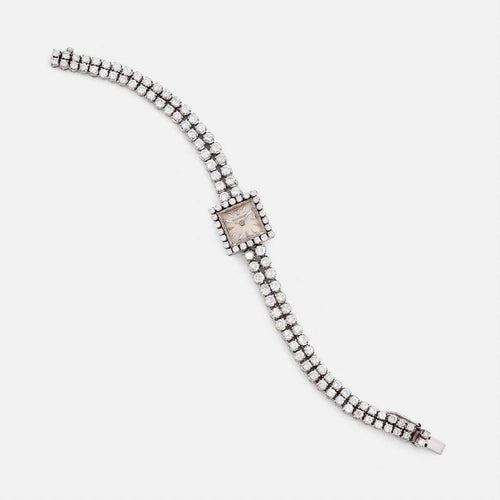 Montre Jaeger-LeCoultre - Montre en or blanc et diamants 58 Facettes 318