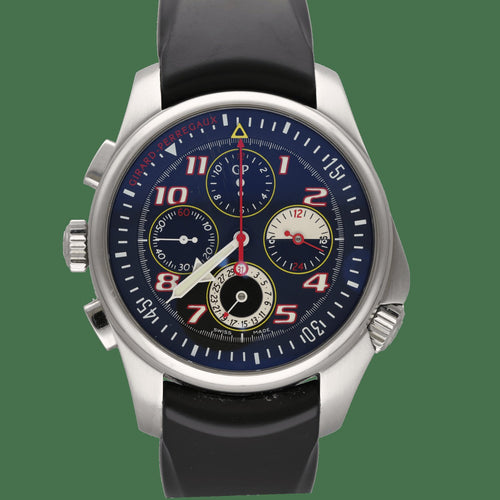 Girard-Perregaux R&D 01 - Montre chronographe automatique en acier 58 Facettes FB11897