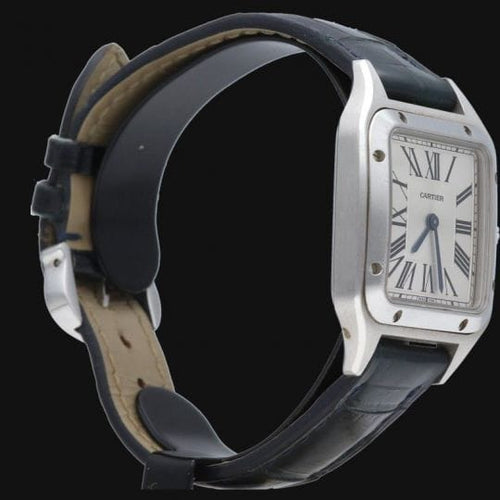 Cartier - Montre Santos Dumont en acier 58 Facettes MT47623
