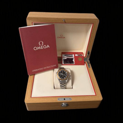 Omega Seamaster Planet Ocean - Montre chronographe en acier 58 Facettes MT47137