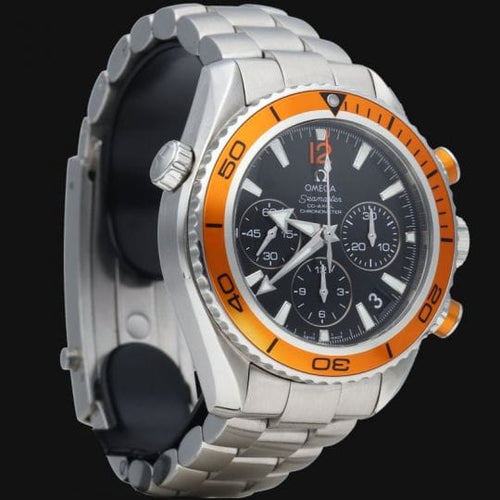 Omega Seamaster Planet Ocean - Montre chronographe en acier 58 Facettes MT47137