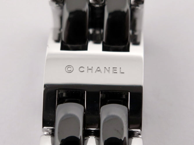 69 bague CHANEL ultra gm j2641 t69 ceramique noire & or blanc 18k 58 Facettes 276574