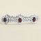 Bracelet haute joaillerie en or gris, rubis et diamants 58 Facettes OC-62100149