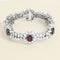 Bracelet haute joaillerie en or gris, rubis et diamants 58 Facettes OC-62100149