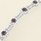 Bracelet haute joaillerie en or gris, rubis et diamants 58 Facettes OC-62100149