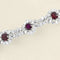 Bracelet haute joaillerie en or gris, rubis et diamants 58 Facettes OC-62100149