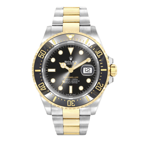 Rolex - Montre Sea-Dweller Oyster en or jaune et acier 58 Facettes OC-68802076