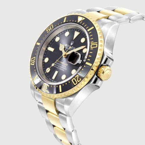 Rolex - Montre Sea-Dweller Oyster en or jaune et acier 58 Facettes OC-68802076