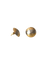 Boucles d'oreilles rondes en or 18K trois couleurs