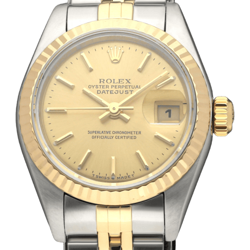 Rolex - Montre Lady-Datejust 79173 en or et acier