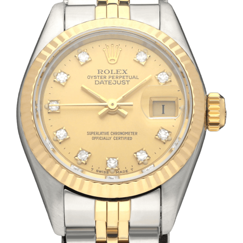 Rolex - Montre Lady-Datejust 69173G révisée en or et acier