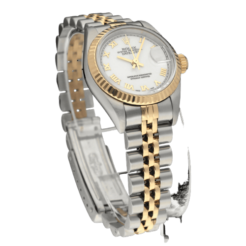 Rolex - Montre Lady-Datejust 69173 or et acier