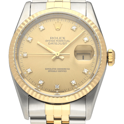 Rolex - Montre Datejust 16233G en or et acier