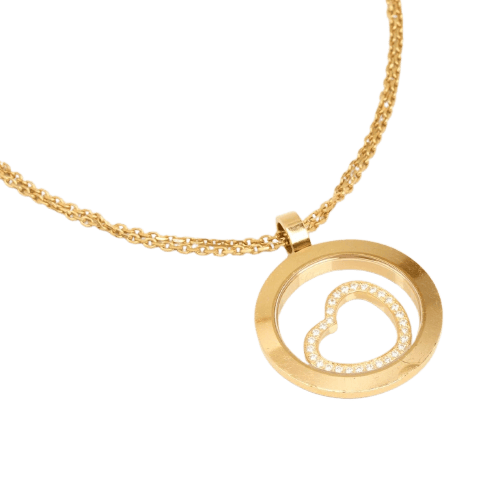 Chopard - Collier Happy Spirit en or jaune et diamants