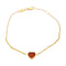 Bracelet Chopard My Happy Heart - Bracelet en or rose et cornaline 58 Facettes 35965