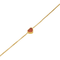 Bracelet Chopard My Happy Heart - Bracelet en or rose et cornaline 58 Facettes 35965