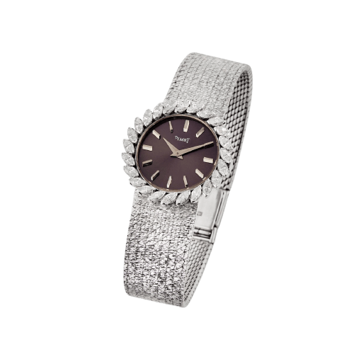 Montre Piaget - Montre vintage en or blanc et diamants 58 Facettes 315