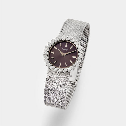 Montre Piaget - Montre vintage en or blanc et diamants 58 Facettes 315