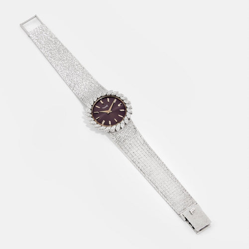 Montre Piaget - Montre vintage en or blanc et diamants 58 Facettes 315