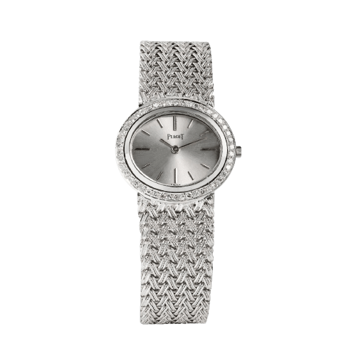 Piaget - Montre vintage en or blanc et diamants 58 Facettes 249