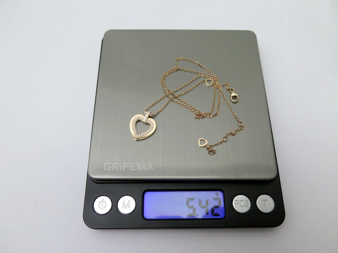 FRED Pretty Woman - Collier en or rose 18k et diamants 58 Facettes 276465