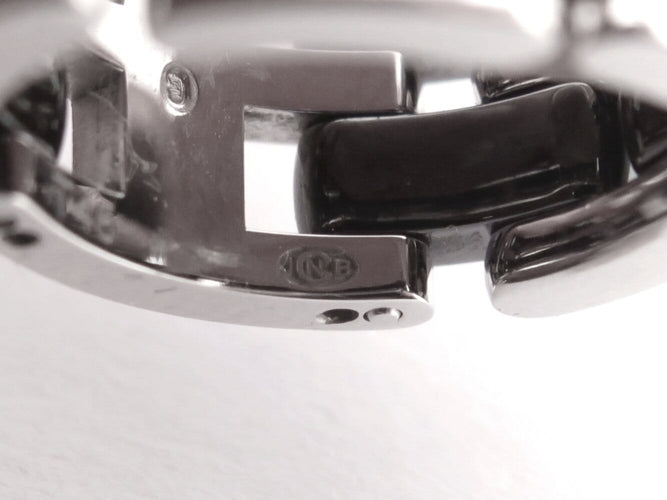 45 Chanel - Bague Ultra GM en céramique noire et or blanc 58 Facettes 276575