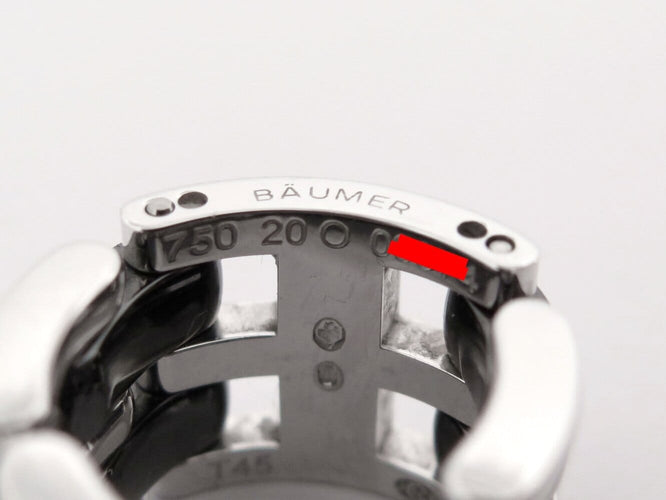 45 Chanel - Bague Ultra GM en céramique noire et or blanc 58 Facettes 276575